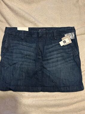 GAP Dark Blue Denim Mini Skirt